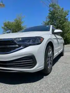 mobile car wash detailing white hyundai front end